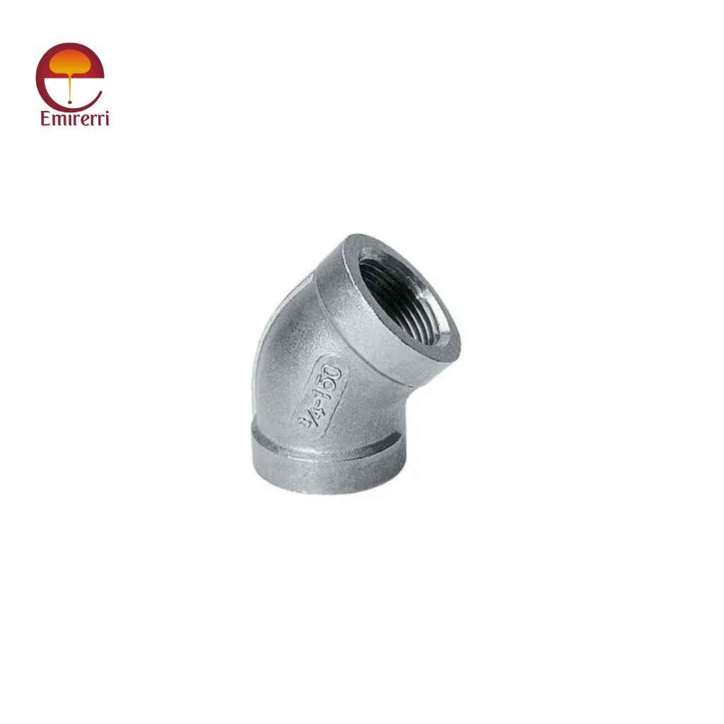Stainless Steel 45 Degree threaded elbow