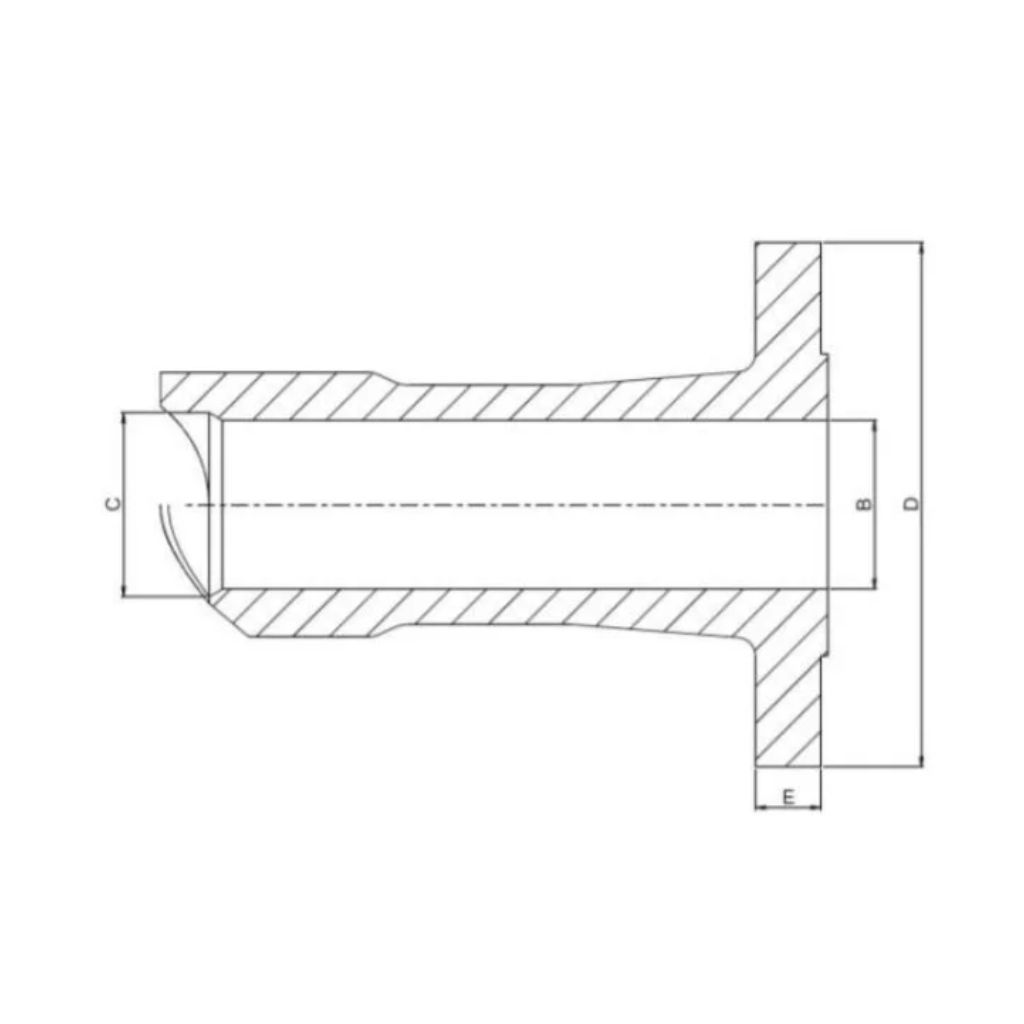 Flangeolet Diagram
