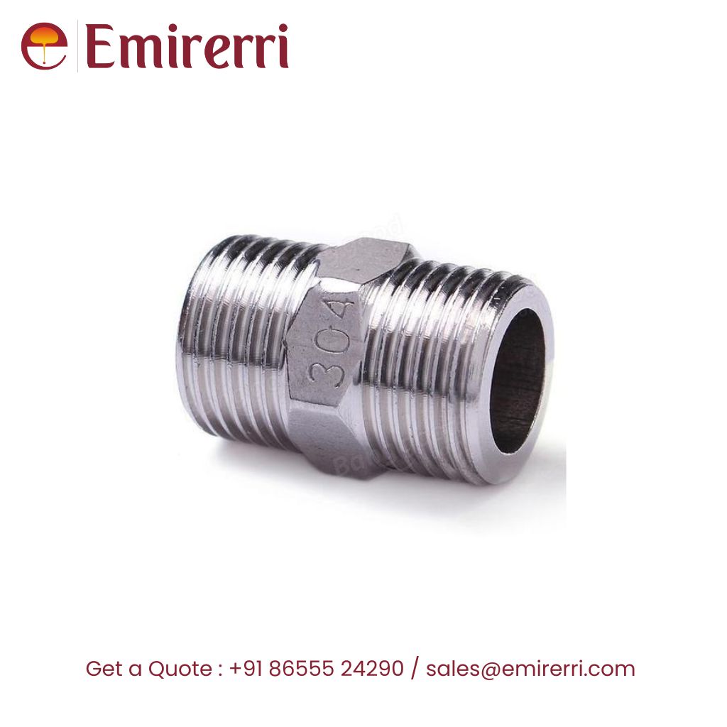 Stainless Steel Hex Nipple